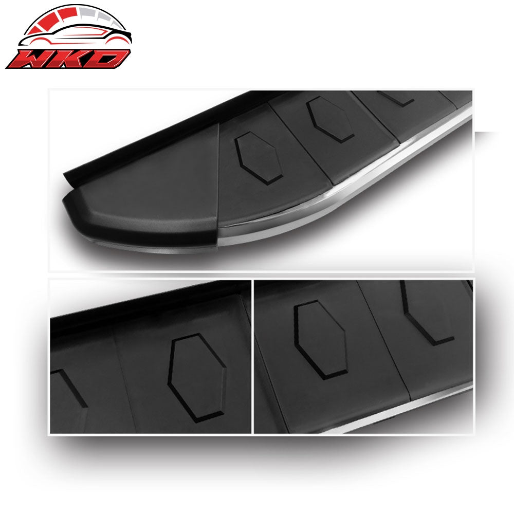 Fits 09-15 Honda Pilot OE Style Running Board Side Step Nerf Bars Black Silver