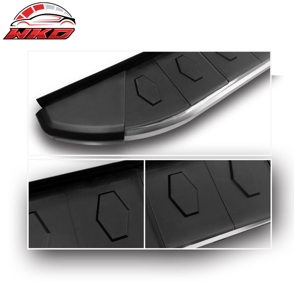 Fits 16-22 Honda Pilot YF5/6 OE Style Running Board Side Step Bar Pair Aluminum