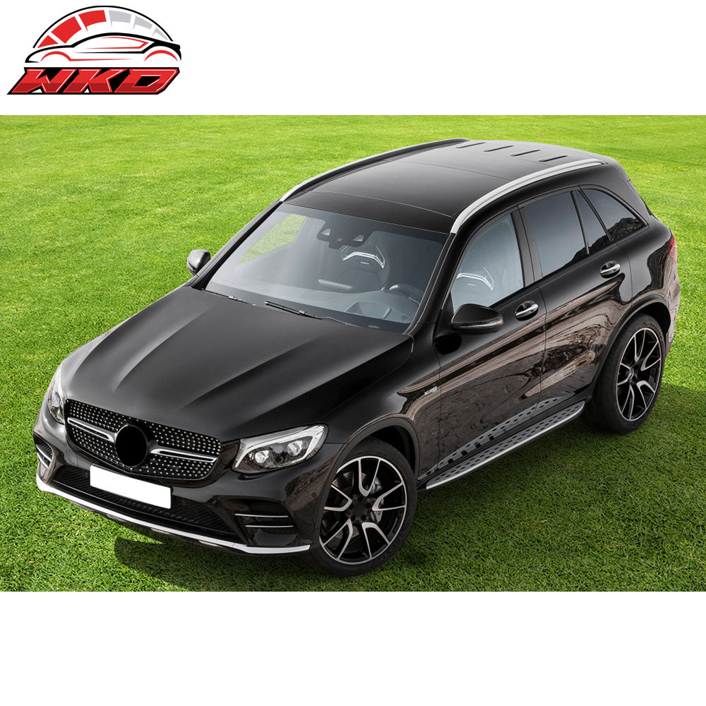 Fits 16-22 Benz X253 GLC Class OE Style Running Boards Side Step Nerf Bars 2PCS