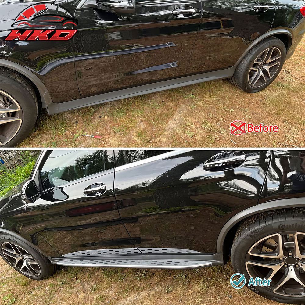 Fits 16-22 Benz X253 GLC Class OE Style Running Boards Side Step Nerf Bars 2PCS