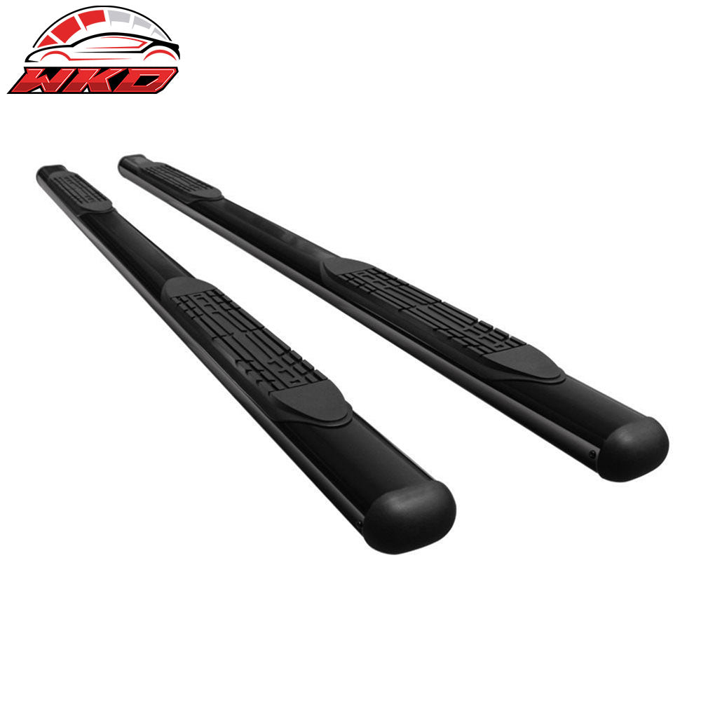 Fits 07-21 Toyota Tundra Extended Cab 4" Oval Side Step Nerf Bar Running Boards