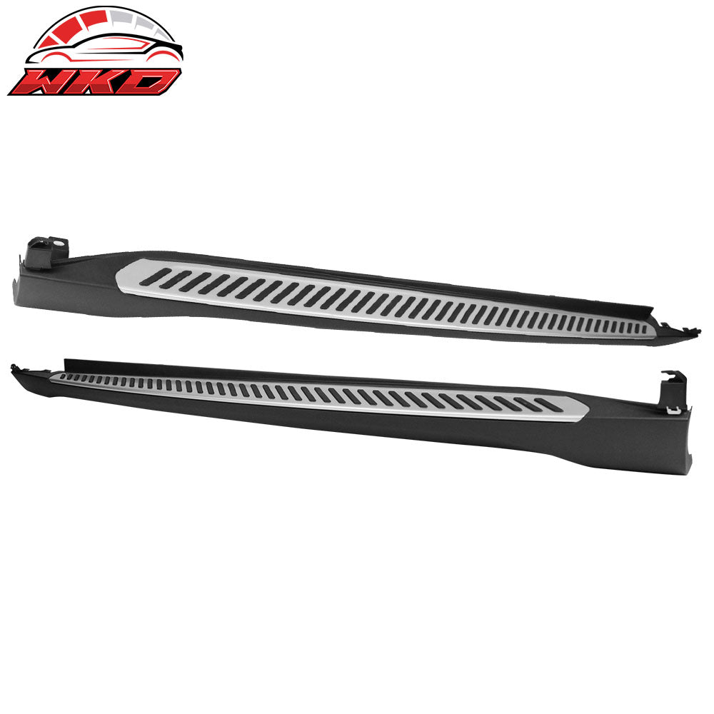 2015-19 BMW X6 F16 Running Boards Side Step Nerf Bars Black & Silver 2PCS | Wholesale