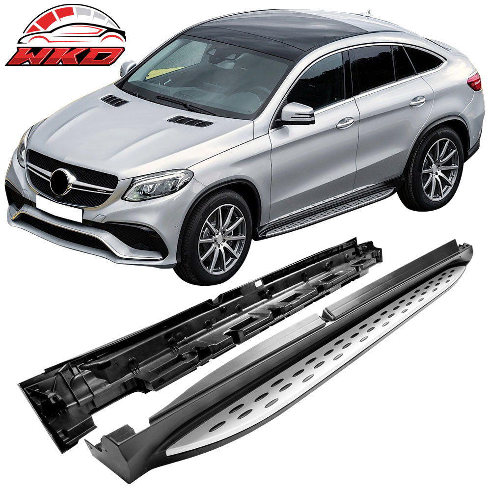 Fits 16-19 Benz C292 GLE-Class Coupe Side Step Bars Running Boards In Pair 2PC