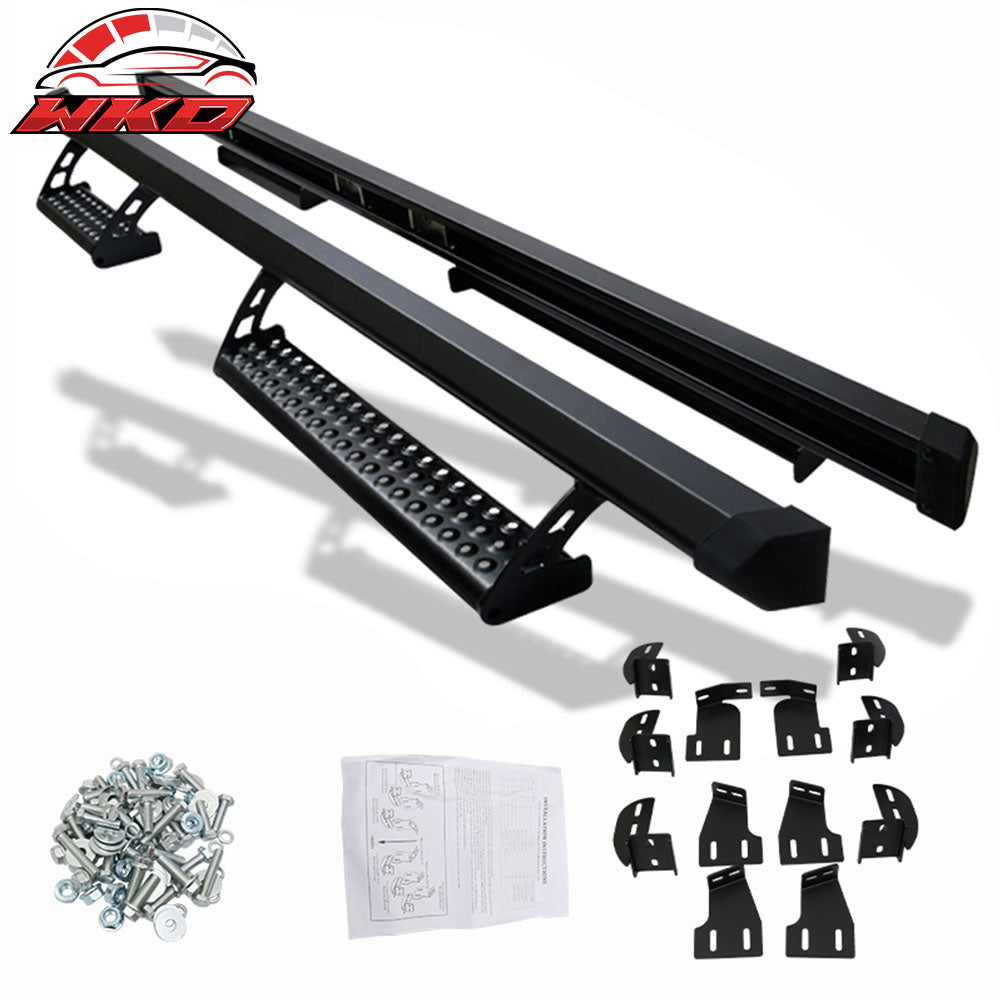 2005-22 Toyota Tacoma Access Cab Running Boards Black | Wholesale