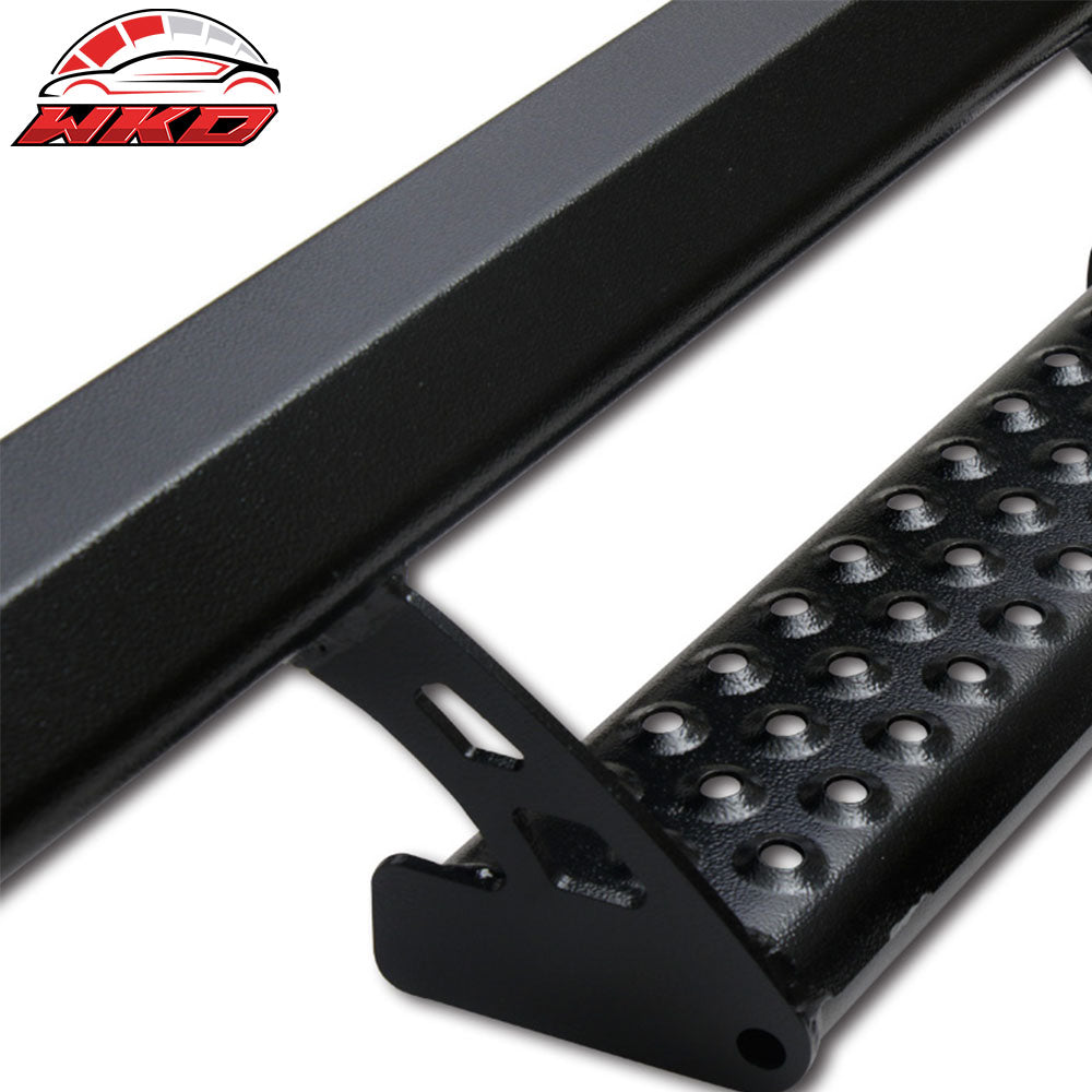 Fits 05-22 Toyota Tacoma Access Cab Running Boards Black