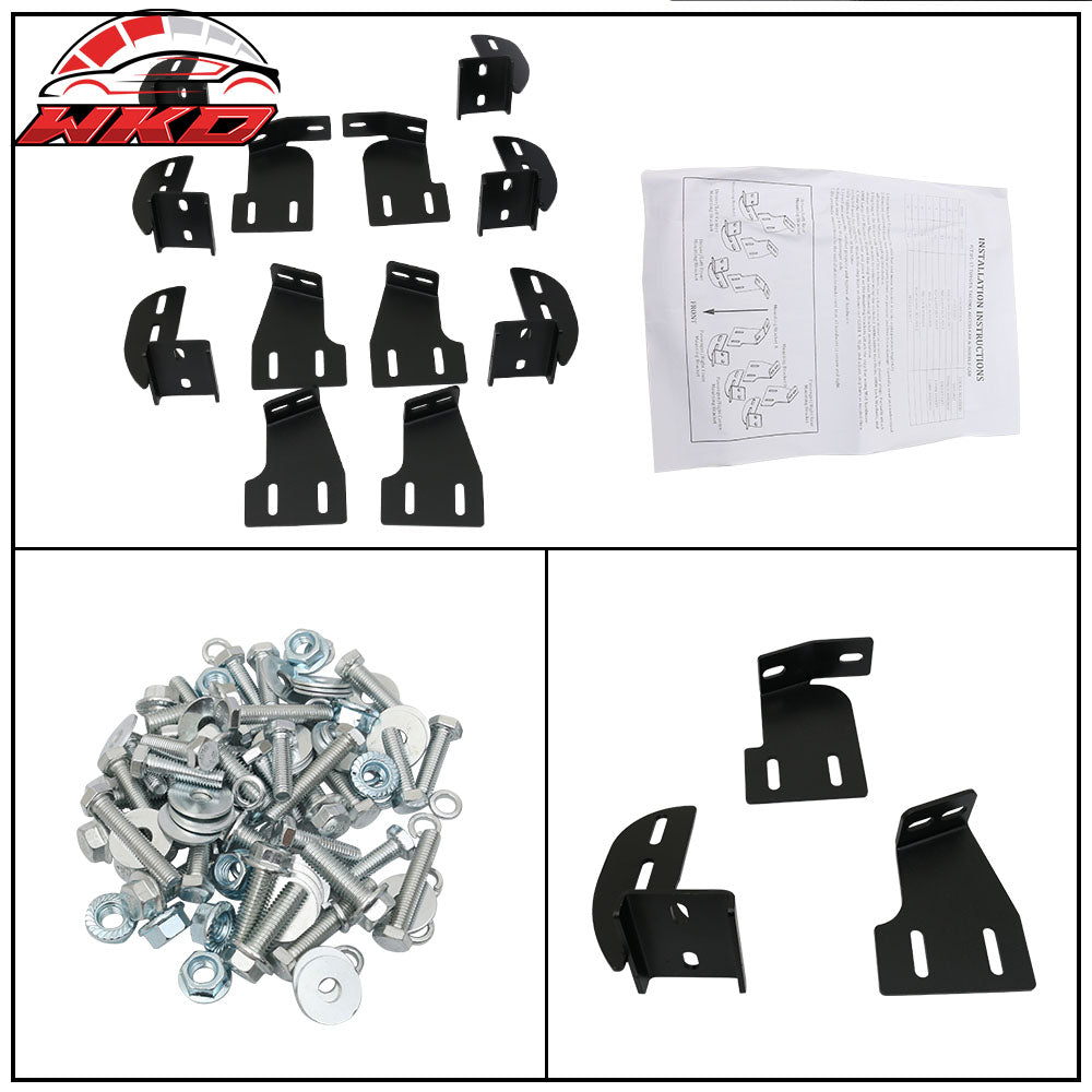 Fits 05-22 Toyota Tacoma Double Cab Running Boards Nerf Bars