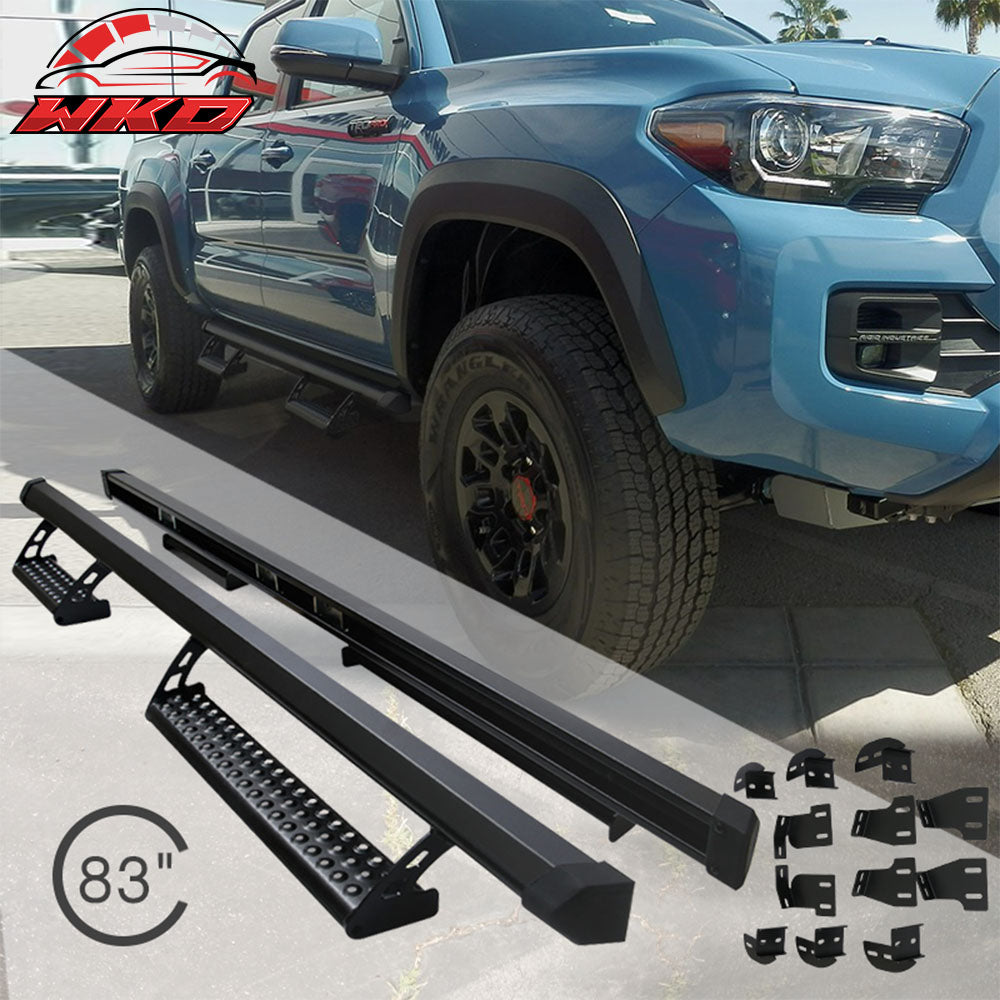 Fits 05-22 Toyota Tacoma Double Running Boards Nerf Bars