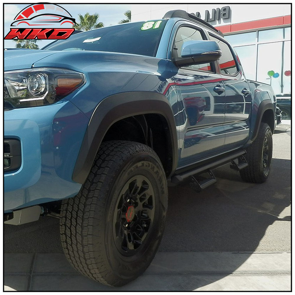 Fits 05-22 Toyota Tacoma Double Running Boards Nerf Bars