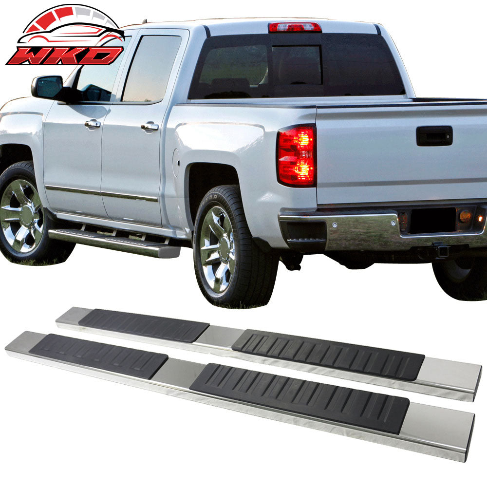 Fits 07-18 Chevy Silverado GMC Sierra 1500 Extended Cab 5" Running Board Pair