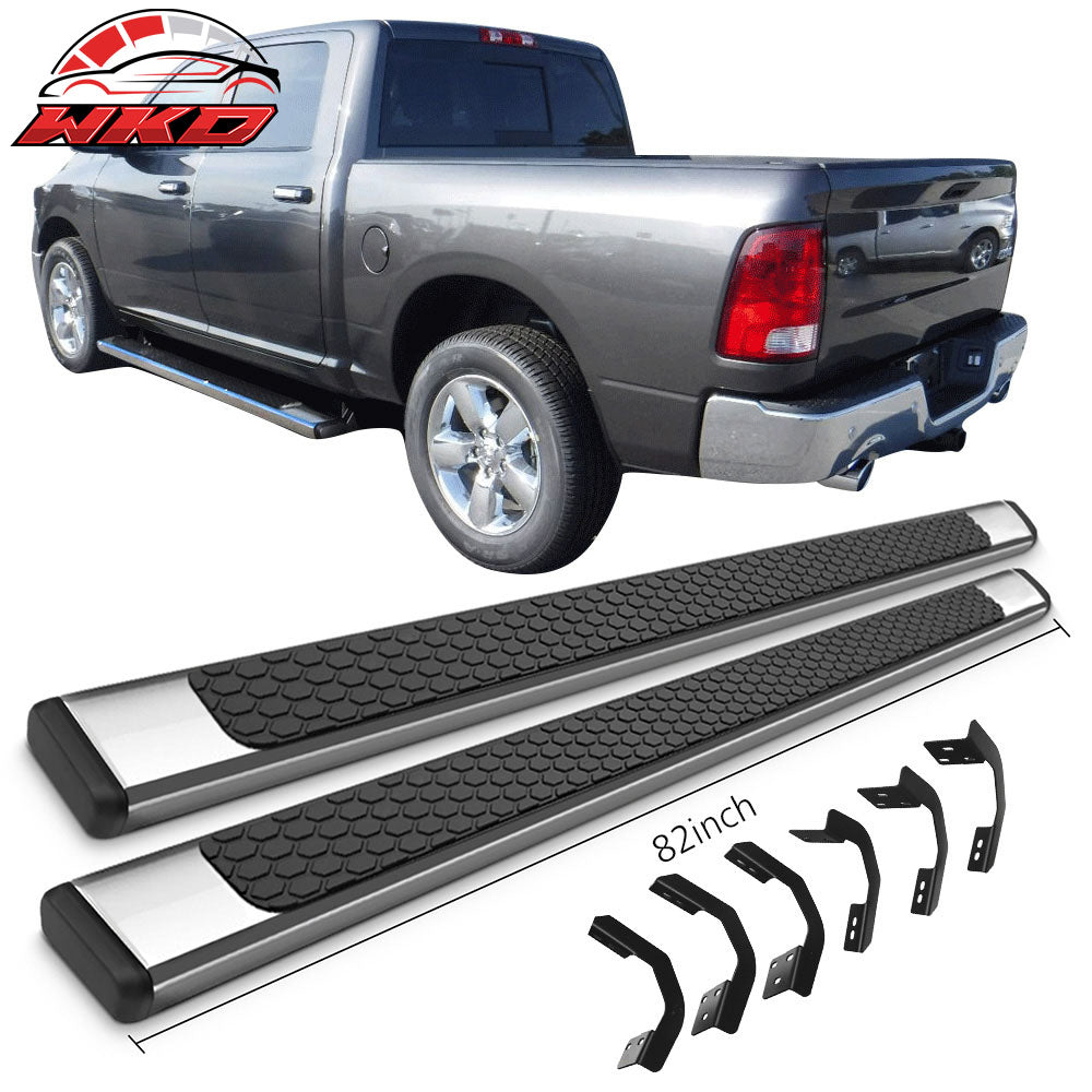 Fits 09-23 Dodge Ram 1500 2500 Crew Cab 82" OE Style Side Step Bar Running Board