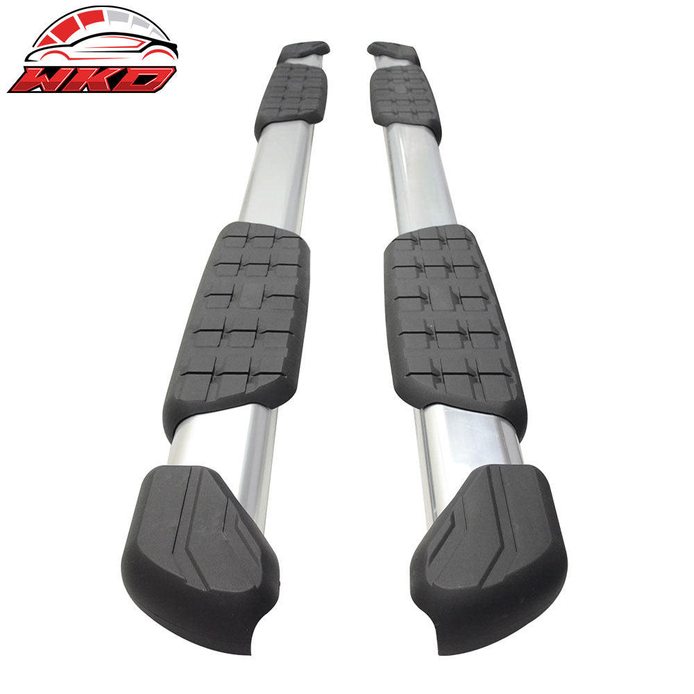 Fits 07-21 Toyota Tundra Crew Max Cab 5" Aluminum Side Step Bars Running Boards