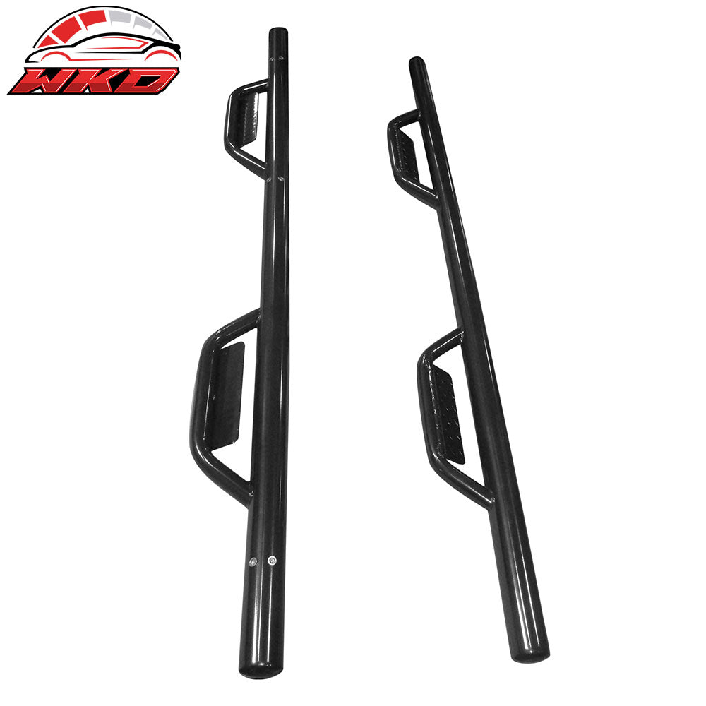 Wholesale 07-21 Toyota Tundra Crew Max Cab Side Step Bars Running Boards - Black