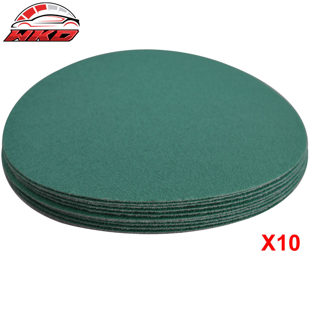 Wet Dry 5 Inch No Hole Sand Paper Disc 400 Grit Auto Repair Sandpaper 100 PC