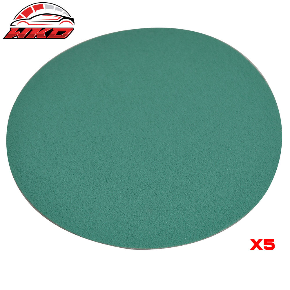 Wet Dry 5 Inch No Hole Sand Paper Disc 100 Grit Auto Car Repair Sandpaper 50PC