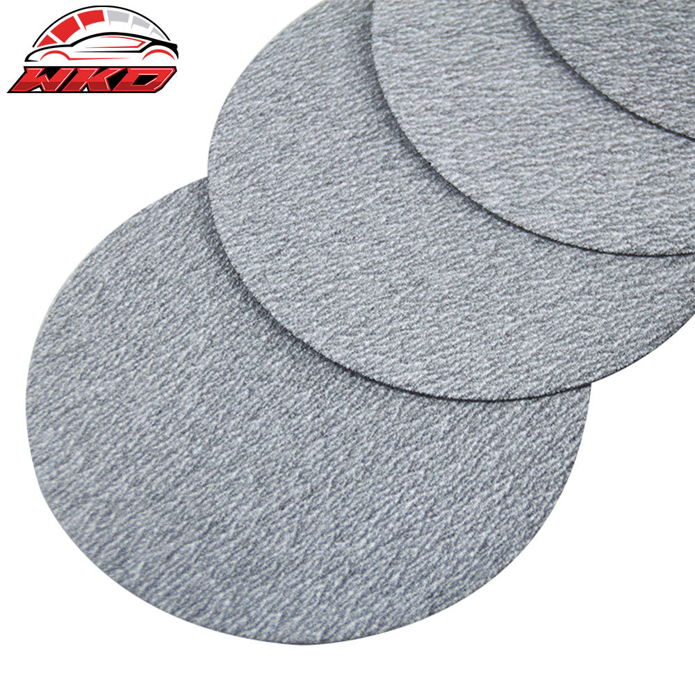 10PC 5Inch 127mm 180 Grit Auto Sanding Disc No Hole Sandpaper Sheets Sand Paper