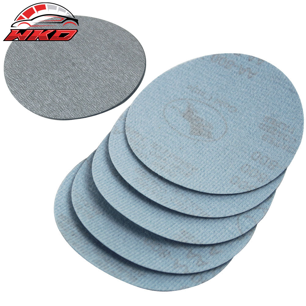 100PC 5Inch 127mm 800 Grit Auto Sanding Disc No Hole Sandpaper Sheets Sand Paper