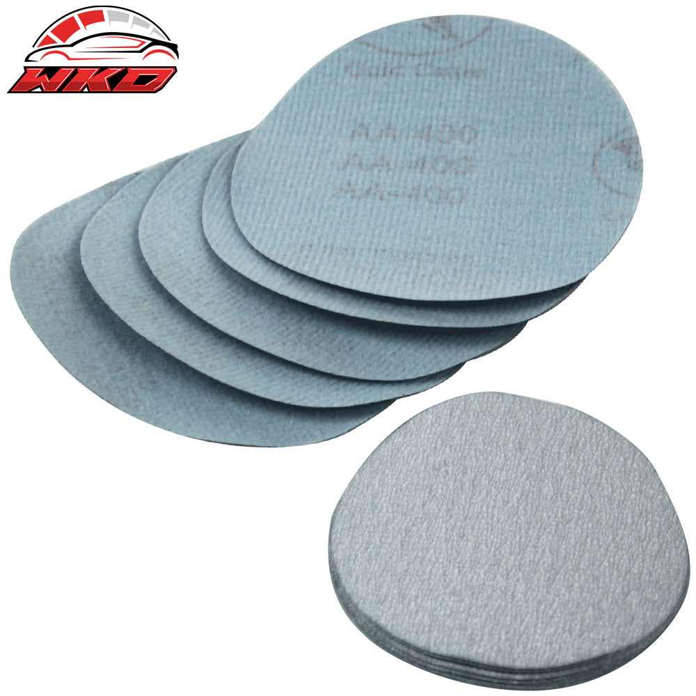 100PC 5Inch 127mm 400 Grit Auto Sanding Disc No Hole Sandpaper Sheets Sand Paper