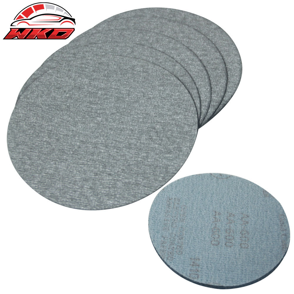 10PC 5Inch 127mm 600 Grit Auto Sanding Disc No Hole Sandpaper Sheets Sand Paper