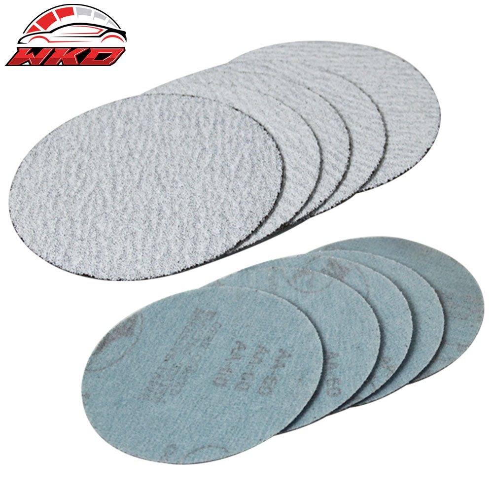 10PC 5Inch 127mm 60 Grit Auto Sanding Disc No Hole Sandpaper Sheets Sand Paper | Wholesale