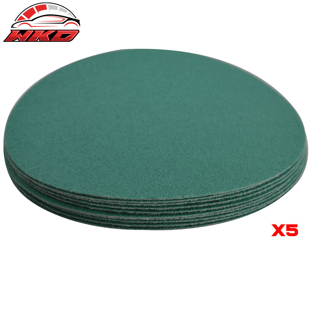 Wet Dry 5 Inch No Hole Sand Paper Disc 150 Grit Auto Car Repair Sandpaper 50PC