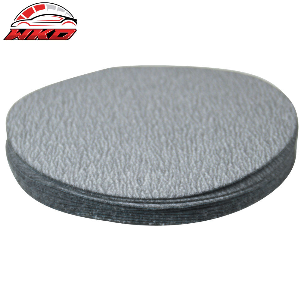 100PC 5Inch 127mm 240 Grit Auto Sanding Disc No Hole Sandpaper Sheets Sand Paper