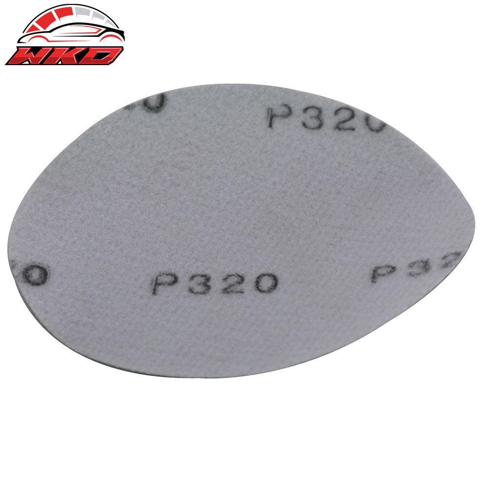 Wet Dry 5 Inch No Hole Sand Paper Disc 320 Grit Repair Sandpaper 10PC