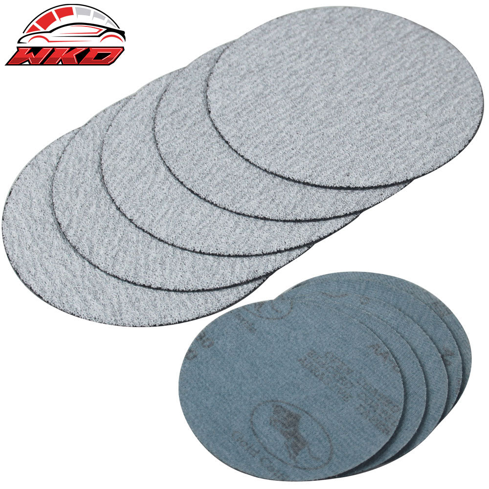 10PC 5Inch 127mm 80 Grit Auto Sanding Disc No Hole Sandpaper Sheets Sand Paper