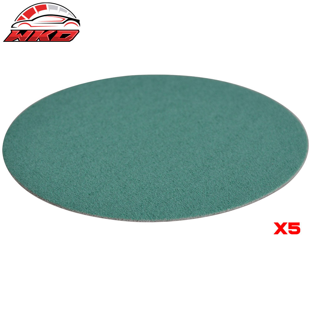 50PCS Wet Dry 5 Inch No Hole Sand Paper Disc 80 Grit Car Auto Repair Sandpaper