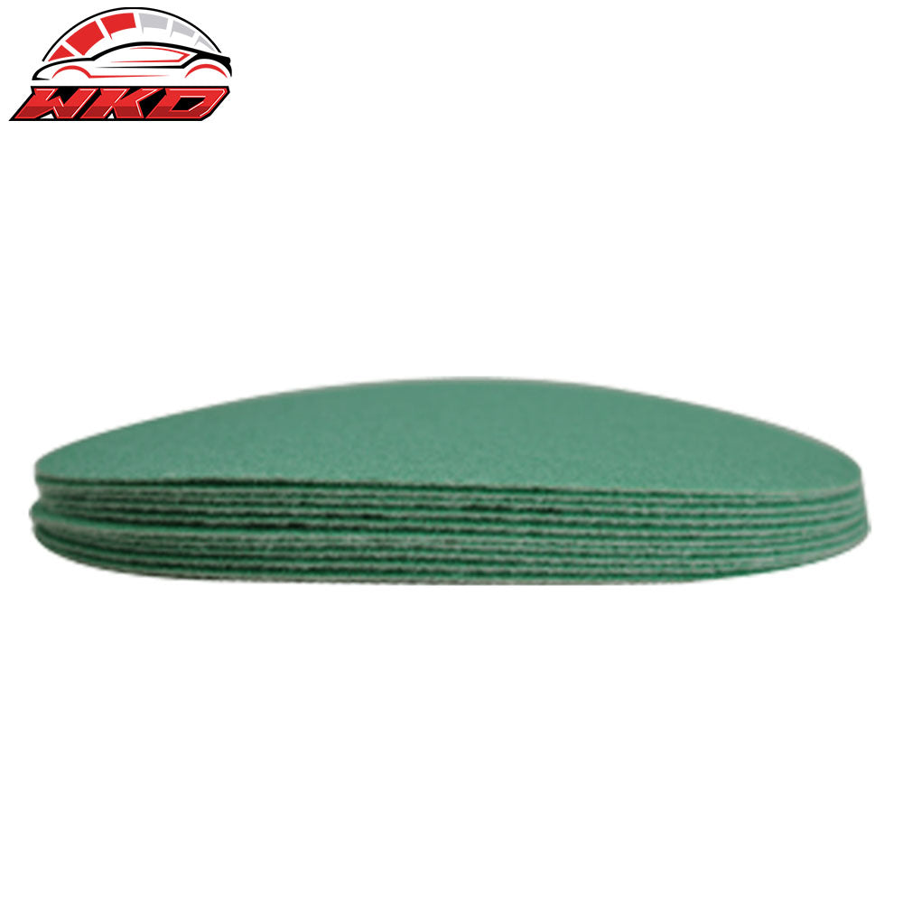 50PCS Wet Dry 5 Inch No Hole Sand Paper Disc 80 Grit Car Auto Repair Sandpaper