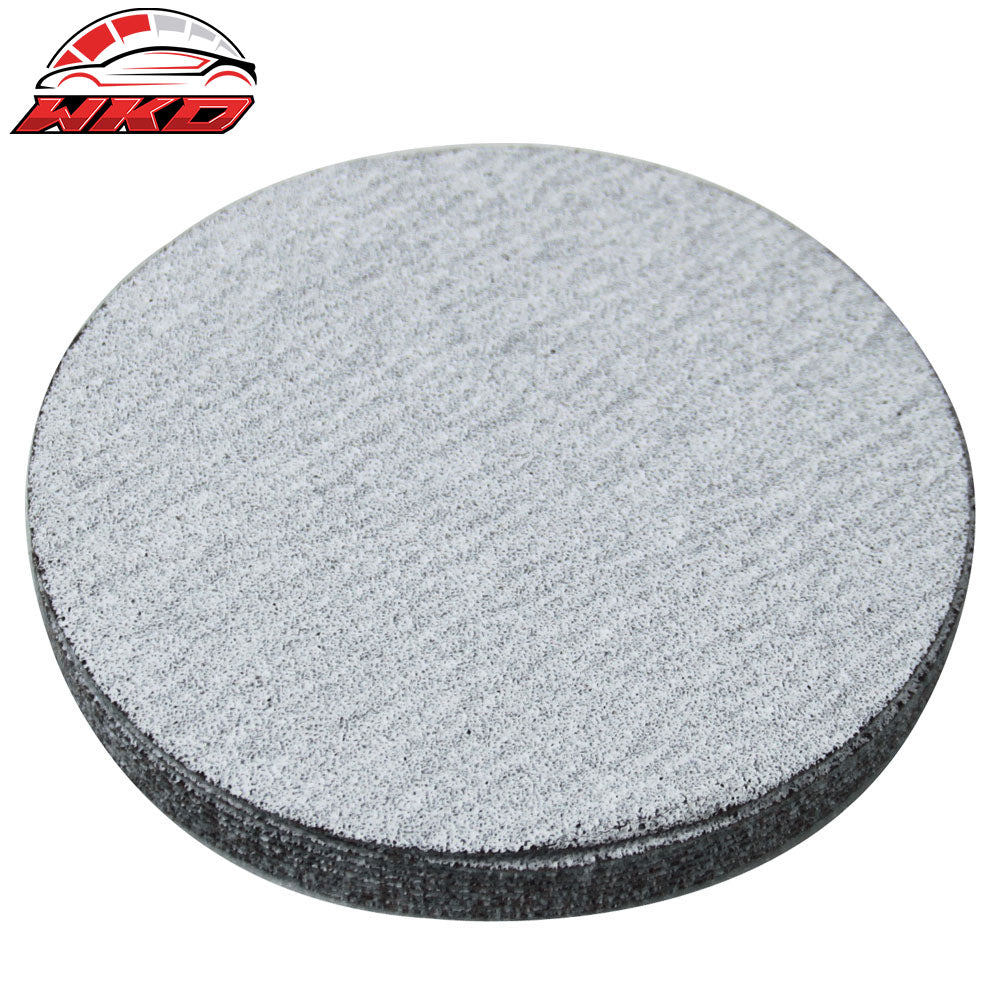 50PC 5Inch 127mm 80 Grit Auto Sanding Disc No Hole Sandpaper Sheets Sand Paper