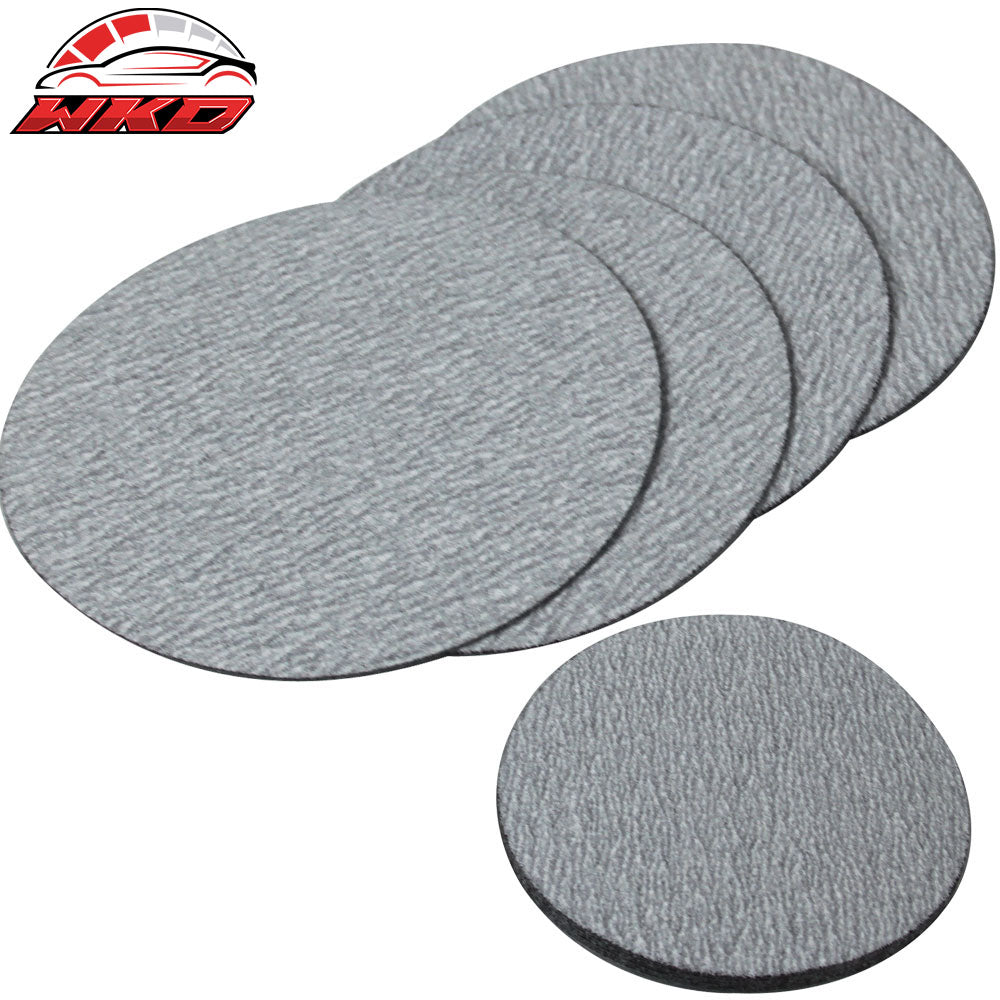 50PC 5Inch 127mm 150 Grit Auto Sanding Disc No Hole Sandpaper Sheets Sand Paper
