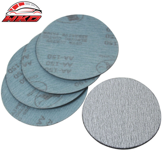 Wholesale 50PC 5Inch 127mm 100 Grit Auto Sanding Disc No Hole Sandpaper Sheets Sand Paper