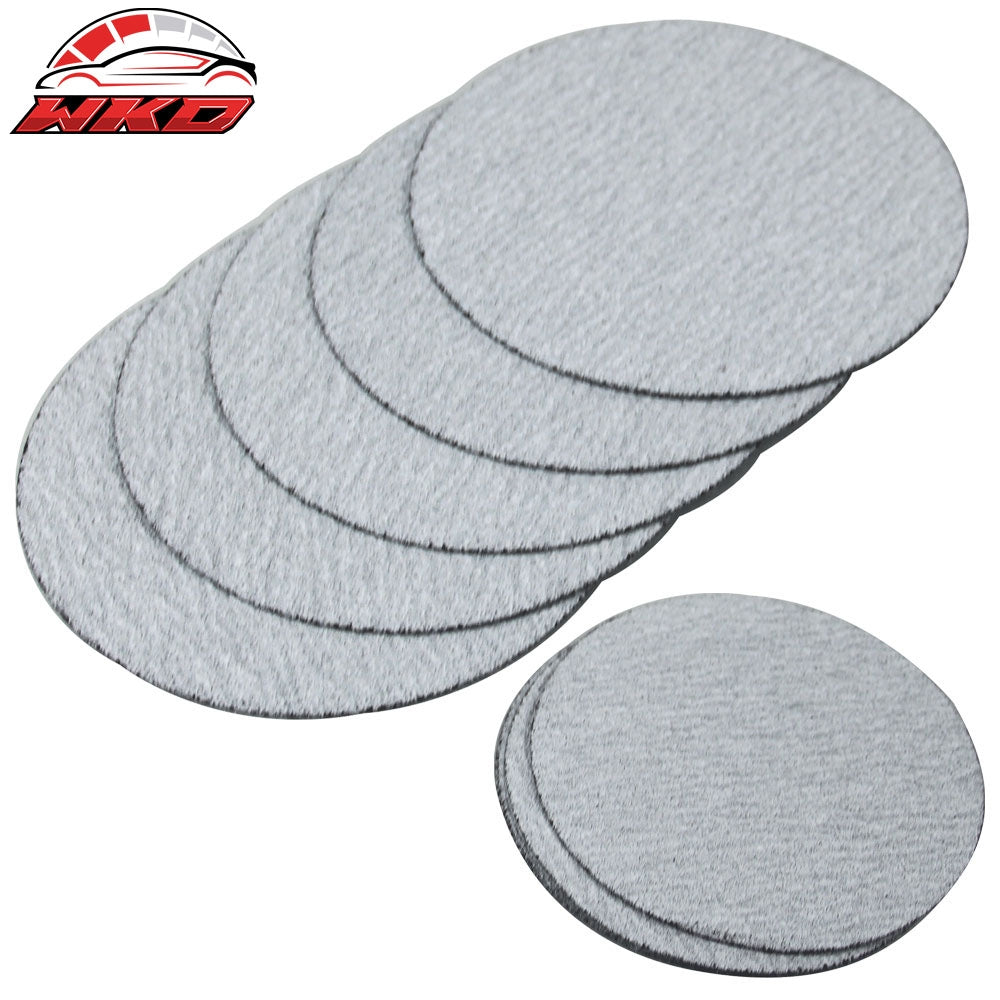50PC 5Inch 127mm 100 Grit Auto Sanding Disc No Hole Sandpaper Sheets Sand Paper