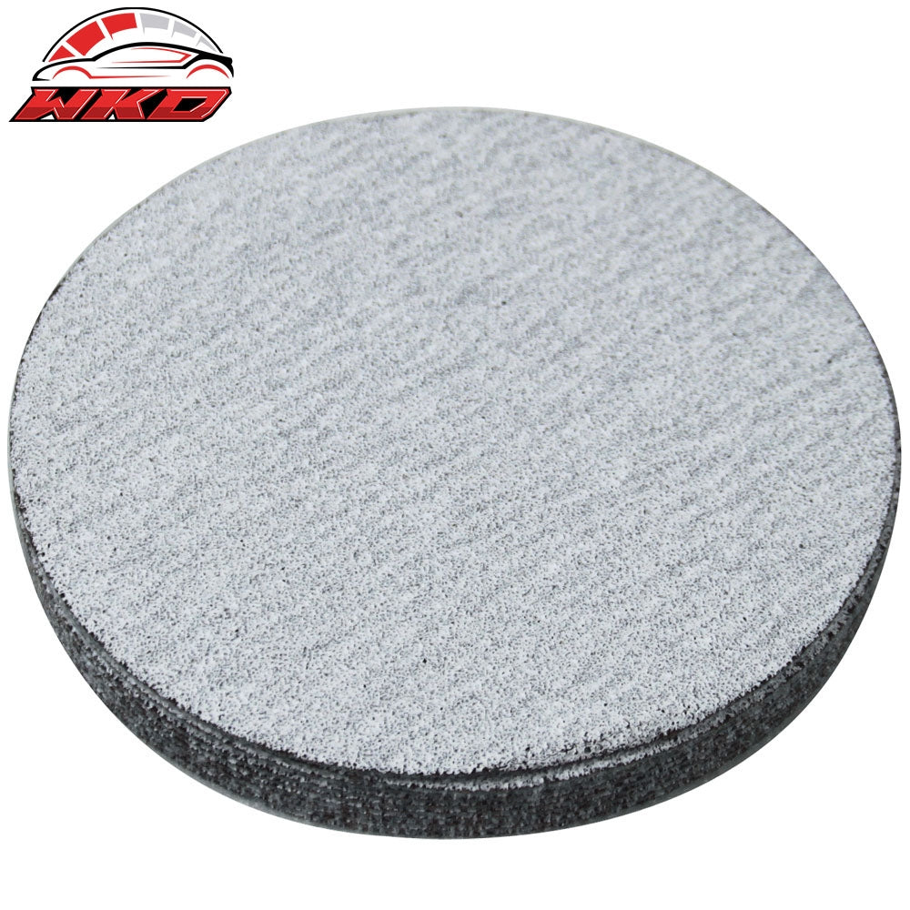 50PC 5Inch 127mm 100 Grit Auto Sanding Disc No Hole Sandpaper Sheets Sand Paper