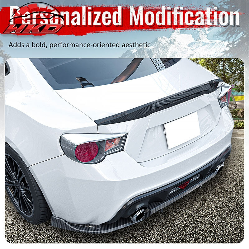 For 13-16 Scion FR-S/Toyota 86/13-20 BRZ Rear Bumper Diffuser Carbon Fiber Print