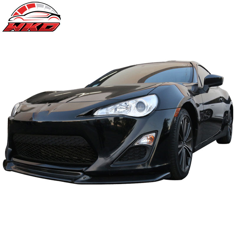 Fits 13-16 Scion FRS FR-S CS Style Front Bumper Lip - Carbon Fiber CF