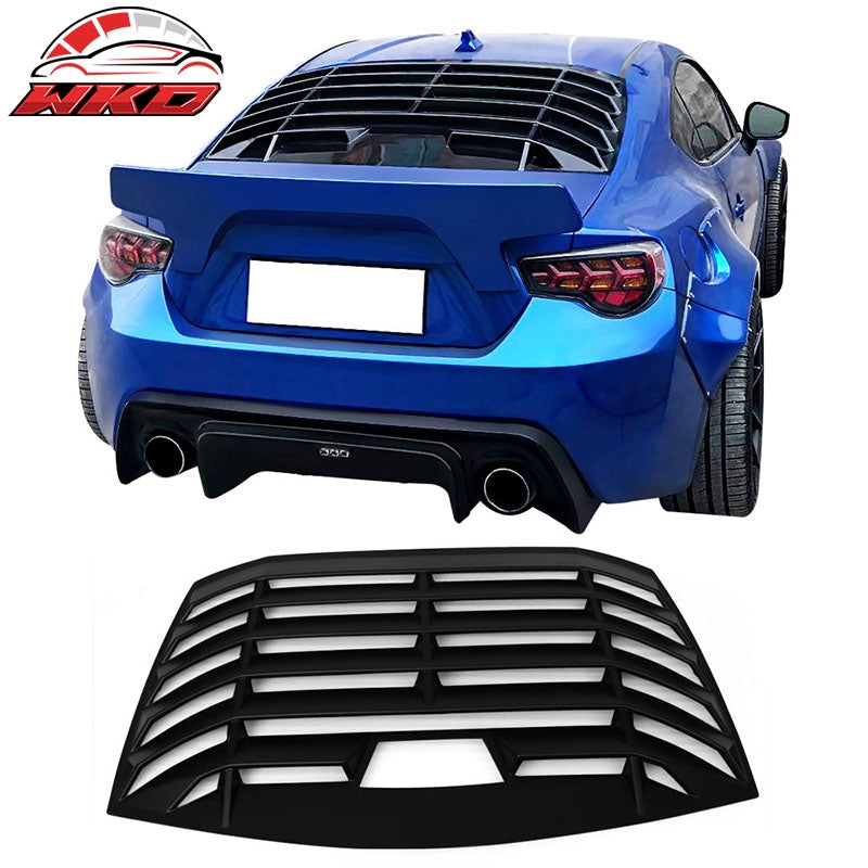 Wholesale  13-20 Scion FRS/Subaru BRZ/Toyota 86 IKON Style Rear Window Louver Sun Cover