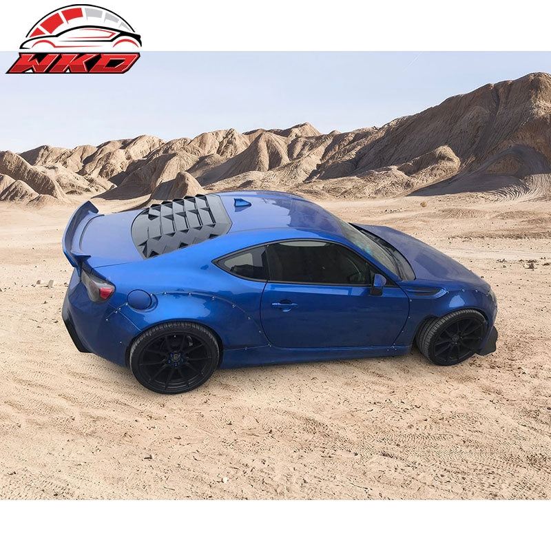 Fit 13-20 Scion FRS/Subaru BRZ/Toyota 86 IKON Style Rear Window Louver Sun Cover