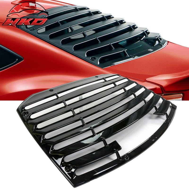Fits 13-20 Scion FRS/Subaru BRZ/Toyota 86 T Style Rear Window Louver Gloss Black