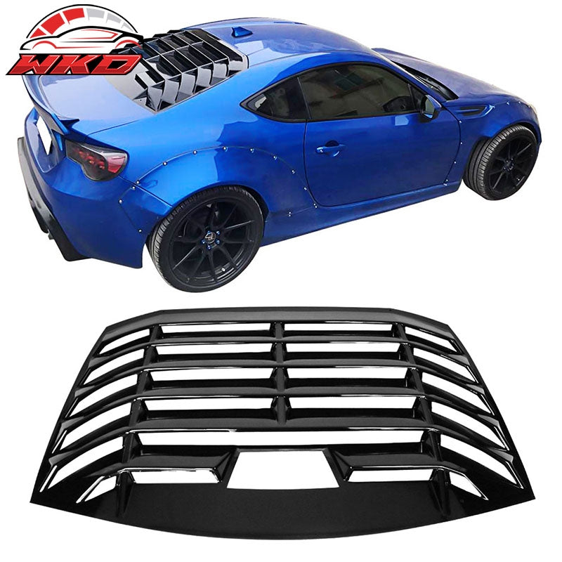 Wholesale 13-20 Scion FRS/Subaru BRZ/Toyota 86 IKON Style Window Louver Gloss Black