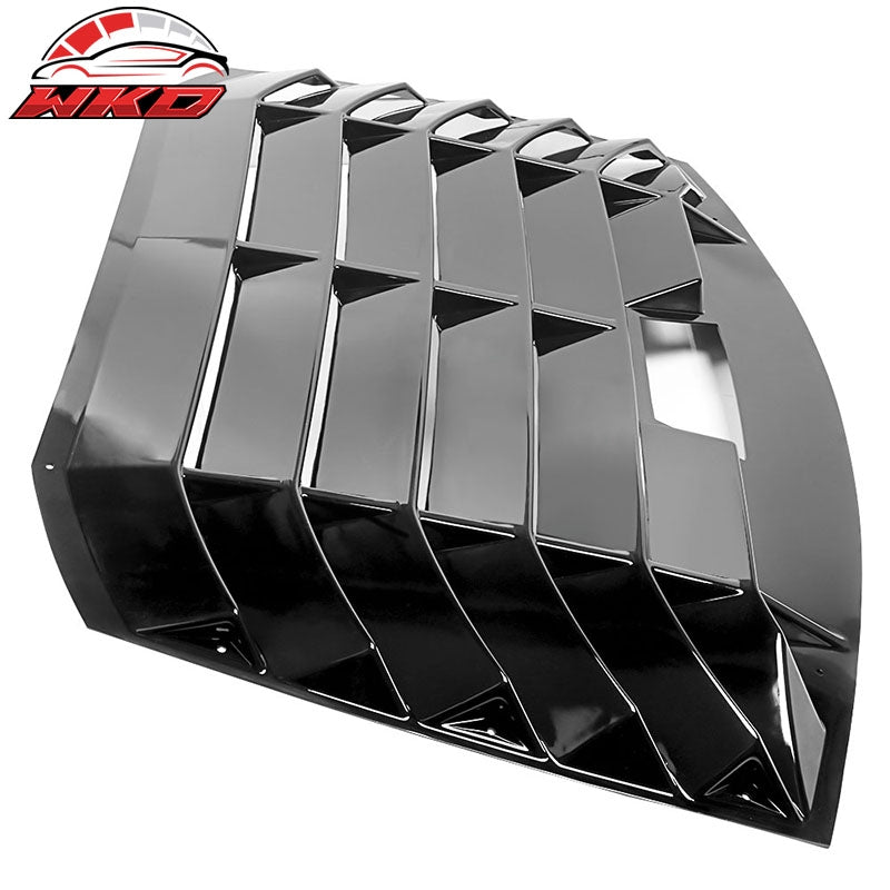 Fits 13-20 Scion FRS/Subaru BRZ/Toyota 86 IKON Style Window Louver Gloss Black