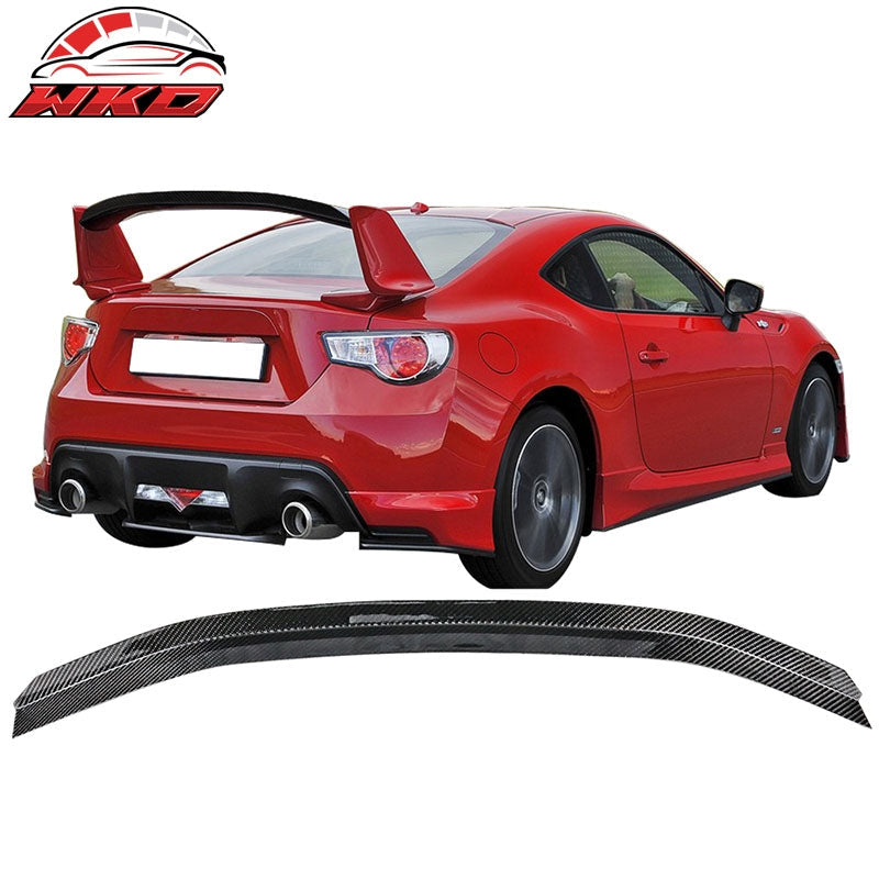 Wholesale 13-20 Scion FRS/Toyota 86 Carbon Fiber CF Trunk Spoiler Add-on Gurney Flap