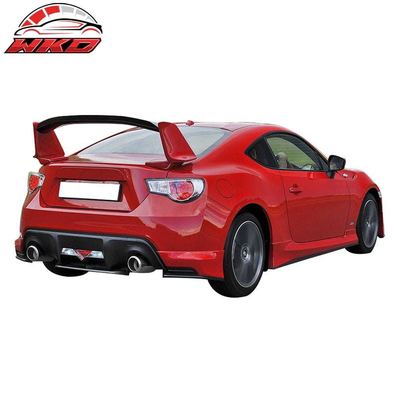 Fits 13-20 Scion FRS/Toyota 86 Carbon Fiber CF Trunk Spoiler Add-on Gurney Flap