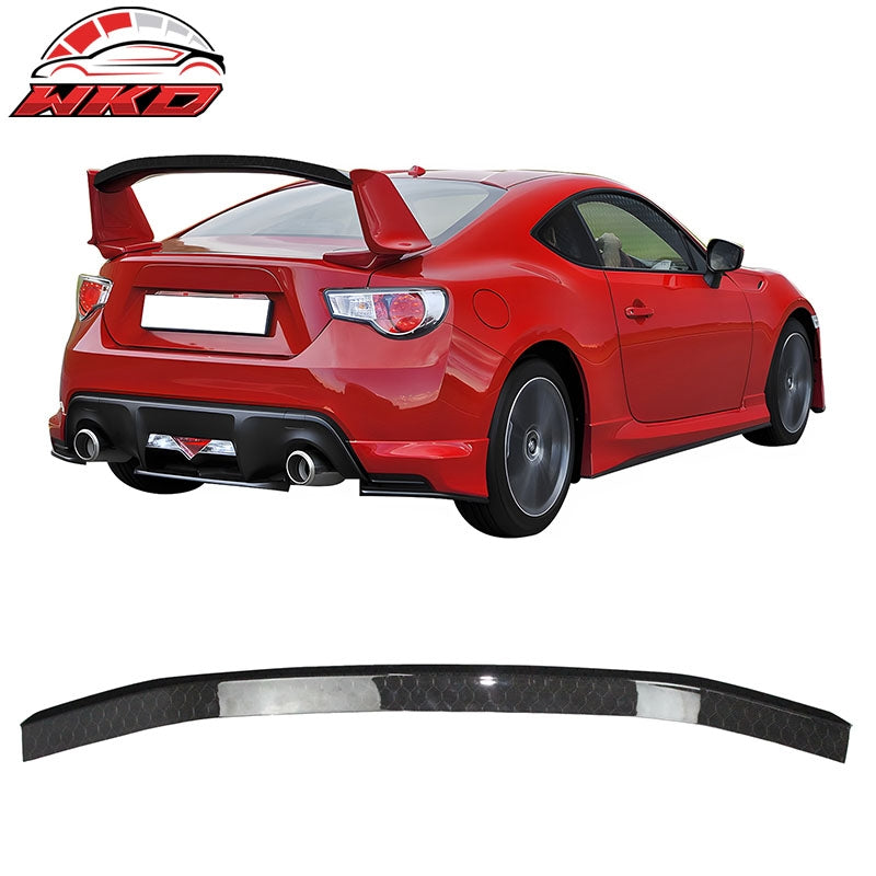 Wholesale 13-20 Scion FRS/Toyota 86 Trunk Spoiler Gurney Flap Honeycomb Carbon Fiber