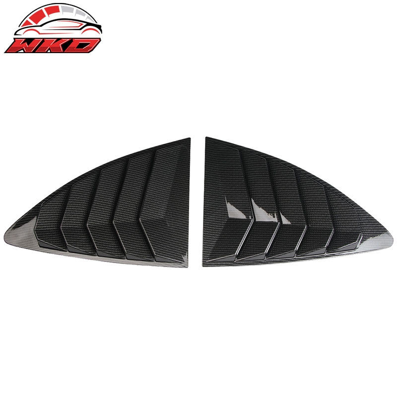 Fits 13-20 Scion FRS/Subaru BRZ/Toyota 86 IKON Window Louver Carbon Fiber Print