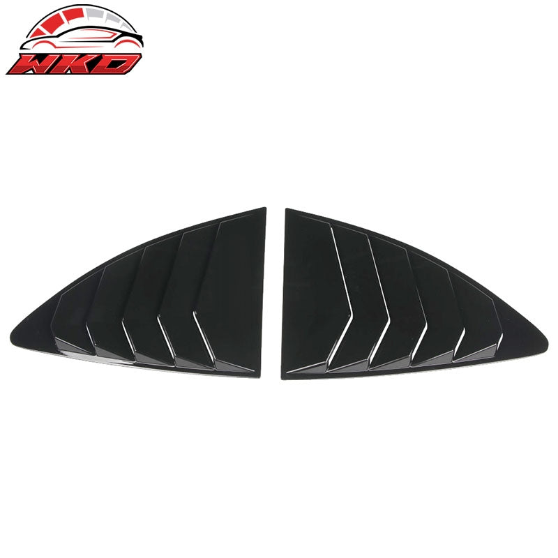 Fits 13-20 Scion FRS/Subaru BRZ/Toyota 86 IKON Style Window Louver Gloss Black