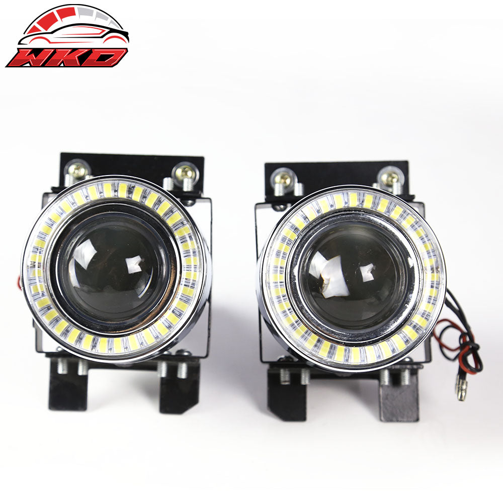Fits 13-16 FR-S Projector Fog Lights Angel Eyes Foglamp Bezels