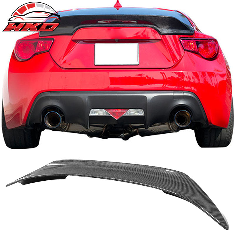 Fits 13-20 Scion FRS/Subaru BRZ/Toyota 86 Matte Carbon Fiber Rear Trunk Spoiler