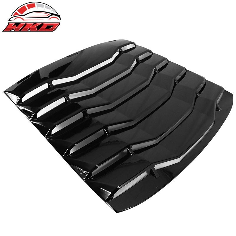 Fits 11-16 Scion TC ABS Window Windshield Louver - Gloss Black