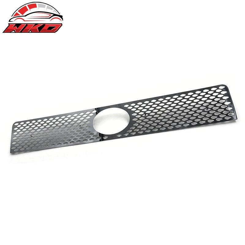 Fits 04-06 Scion xB Chrome Oval Mesh Style Front Bumper Upper Grille Grill Trim